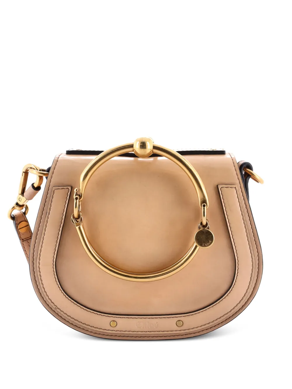 Chloé Pre-Owned Nile Leather Small crossbody bag - ニュートラル Chloé Pre-Owned Nile Leather Small crossbody bag - ニュートラル