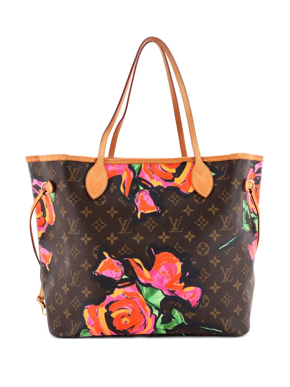 Louis Vuitton Pre-Owned Neverfull Limited Edition Monogram Roses MM Louis Vuitton Pre-Owned Neverfull Limited Edition Monogram Roses MM