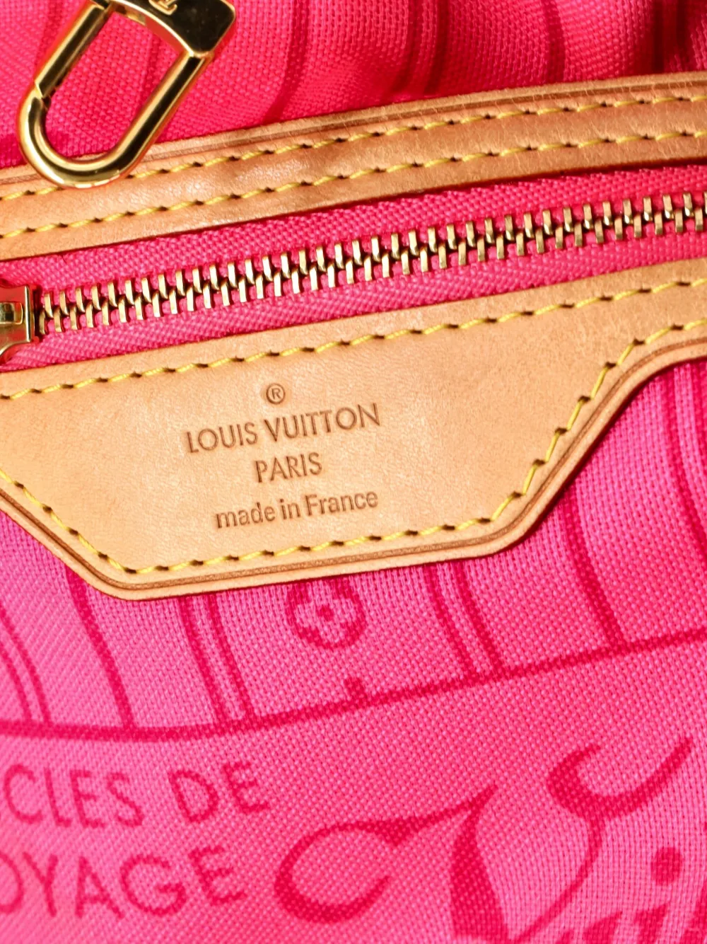 Pre-owned Louis Vuitton Neverfull Limited Edition Monogram Roses Mm Tote Bag In Brown