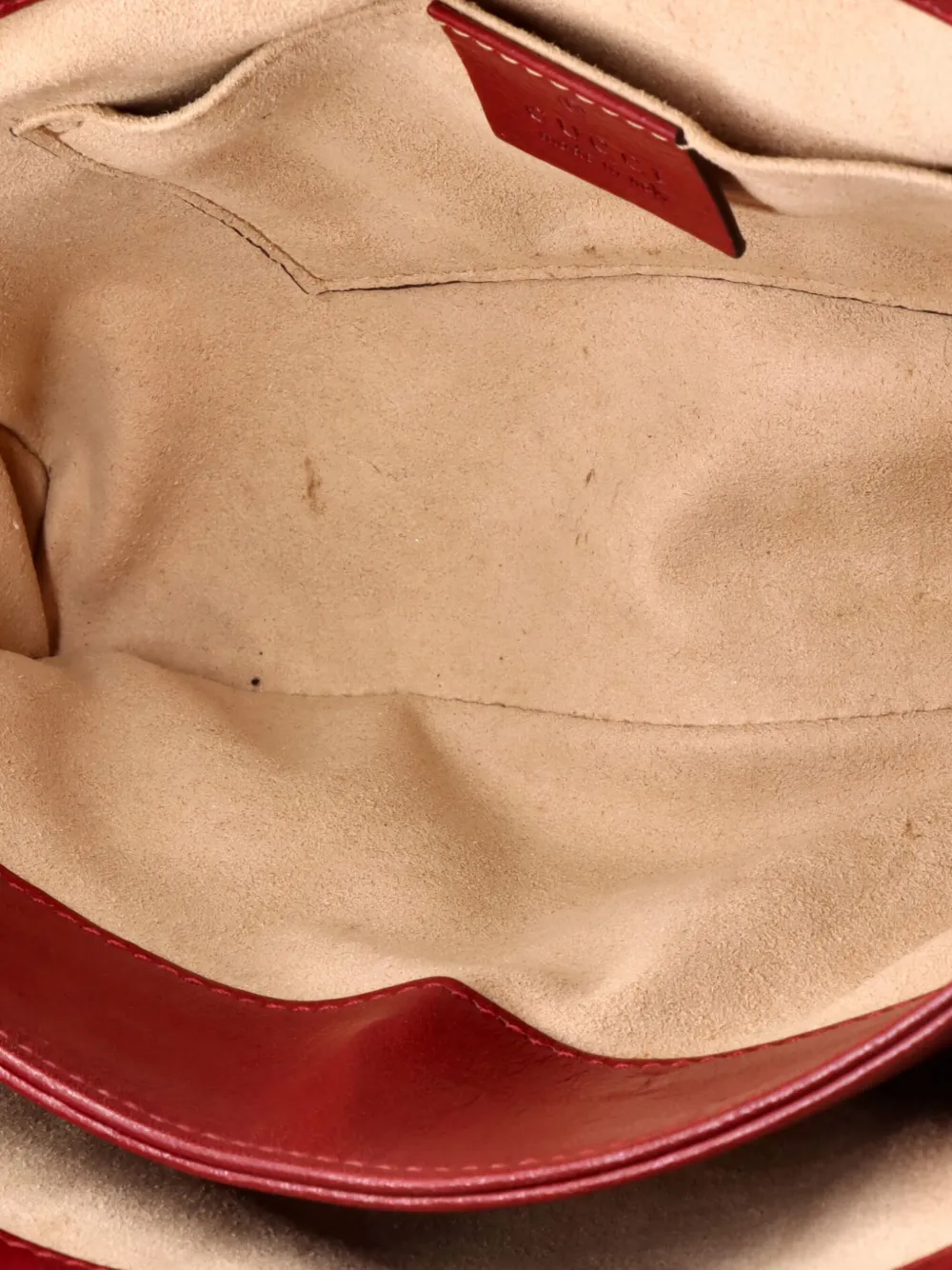 Pre-owned Gucci Ophidia Chain Suede Small Shoulder Bag In Blue