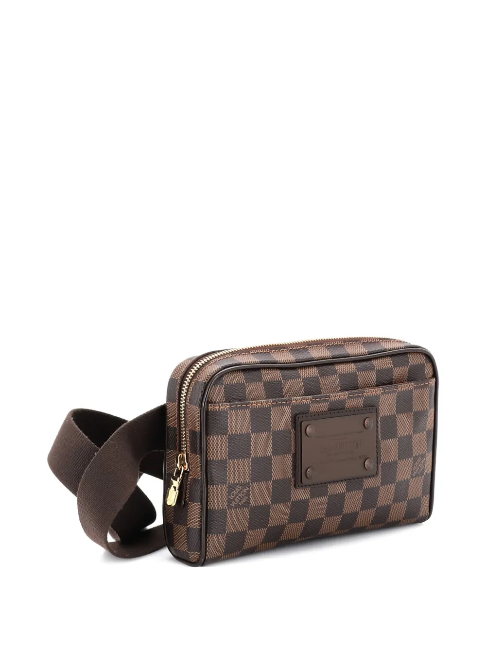 Pre-owned Louis Vuitton Brooklyn Bum Bag Damier Belt Bag In Brown