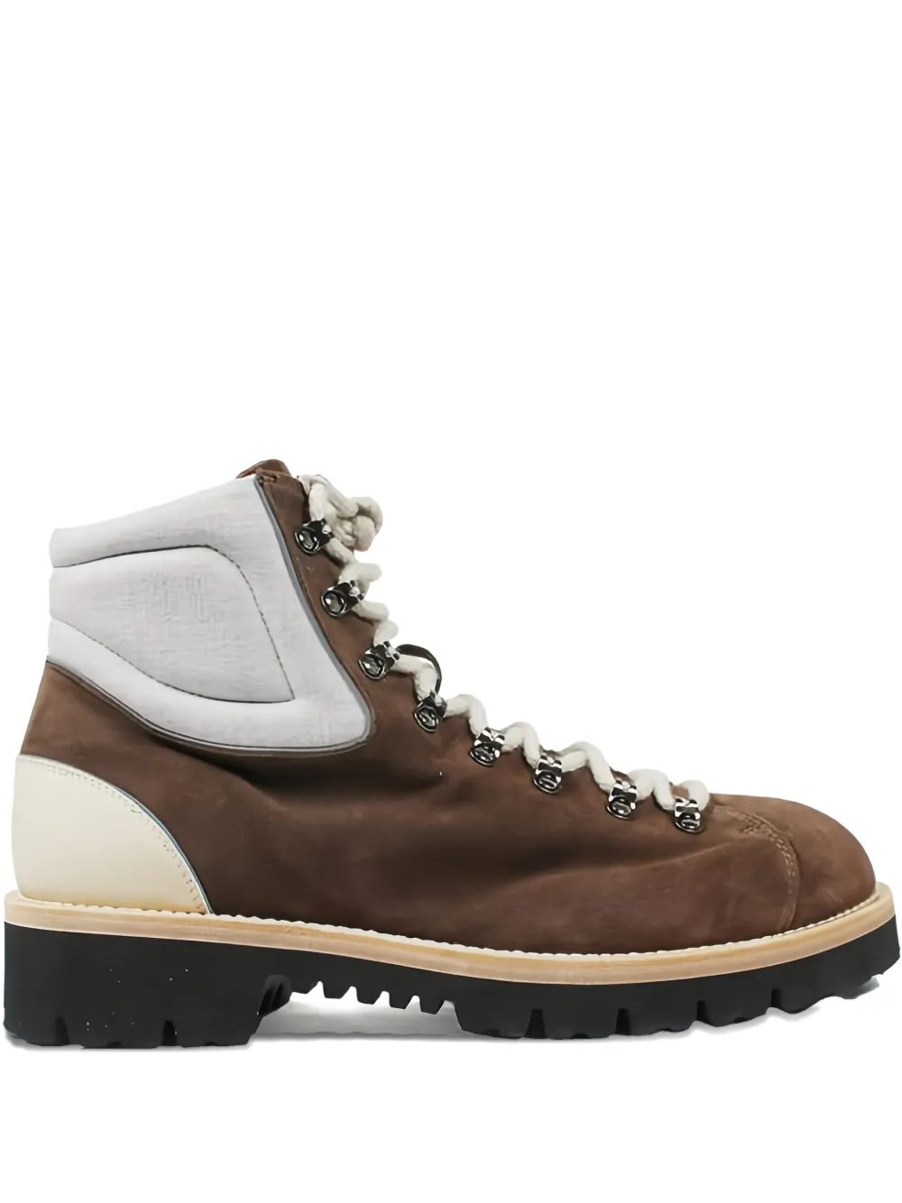 Eleventy lace-up zip boots | marrone | Image 1