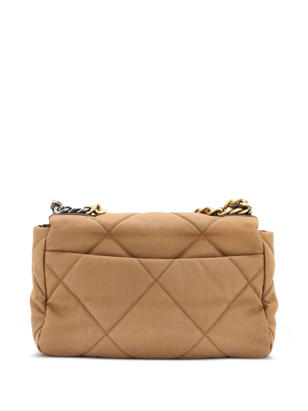 CHANEL Pre-Owned 19 Flap Bag Quilted Canvas Medium shoulder bag | Pre-Owned | Image 2