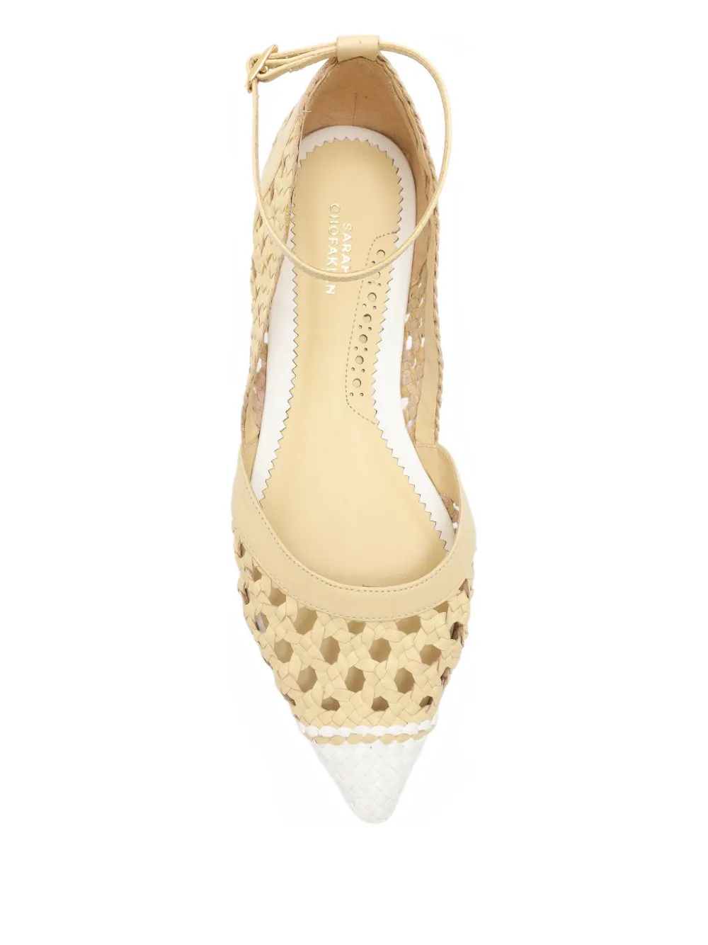 Sarah Chofakian Petit Four ballet flats Beige
