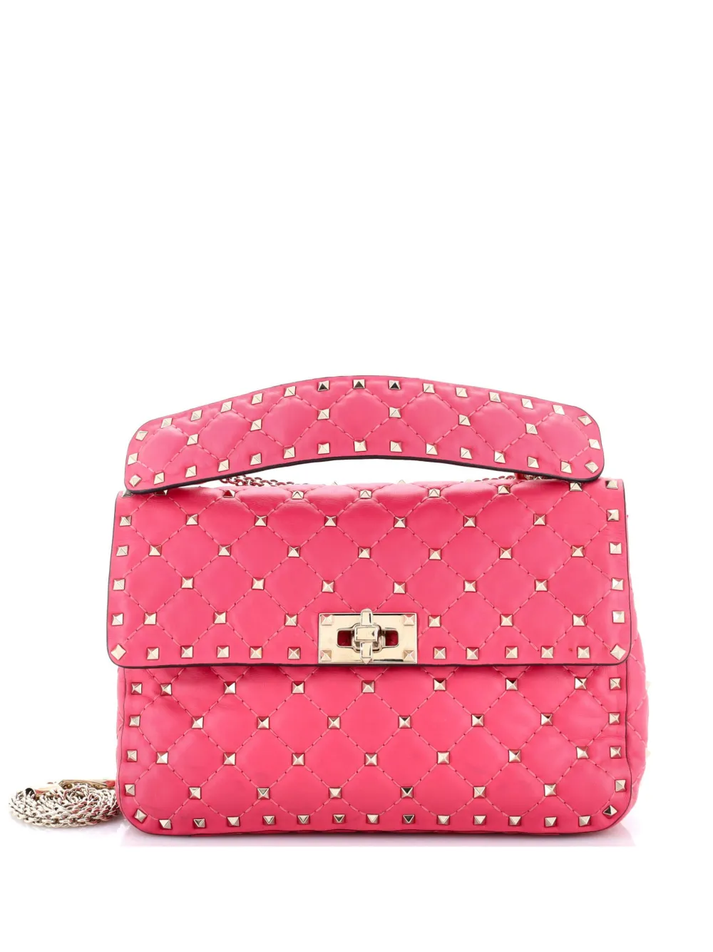 Valentino Garavani Pre-Owned Rockstud Spike Flap Bag Quilted Leather