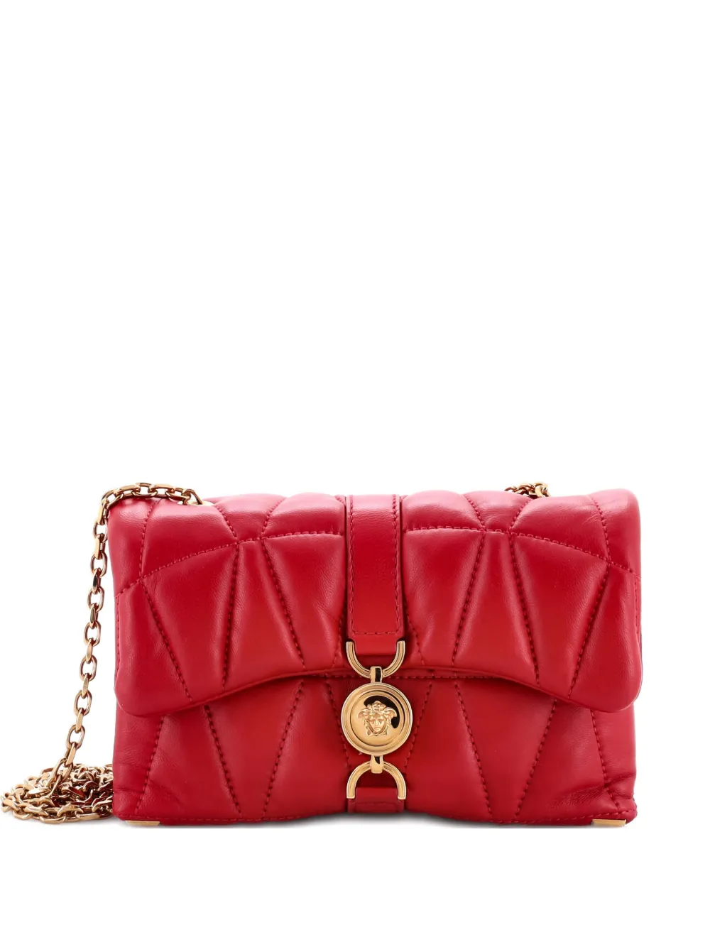 Versace Pre-Owned sac porté épaule Kleio à design matelassé | rouge | Image 1