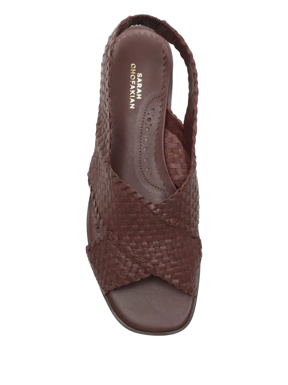 Sarah Chofakian woven colonel slides Bruin