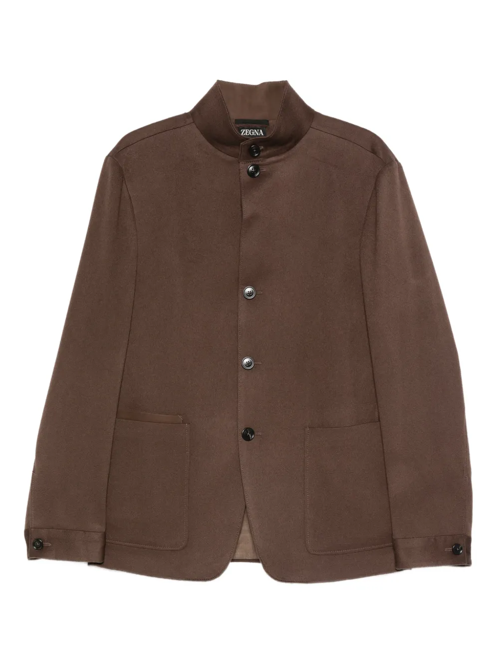 Zegna patch-pocket jacket | marrón | Image 1