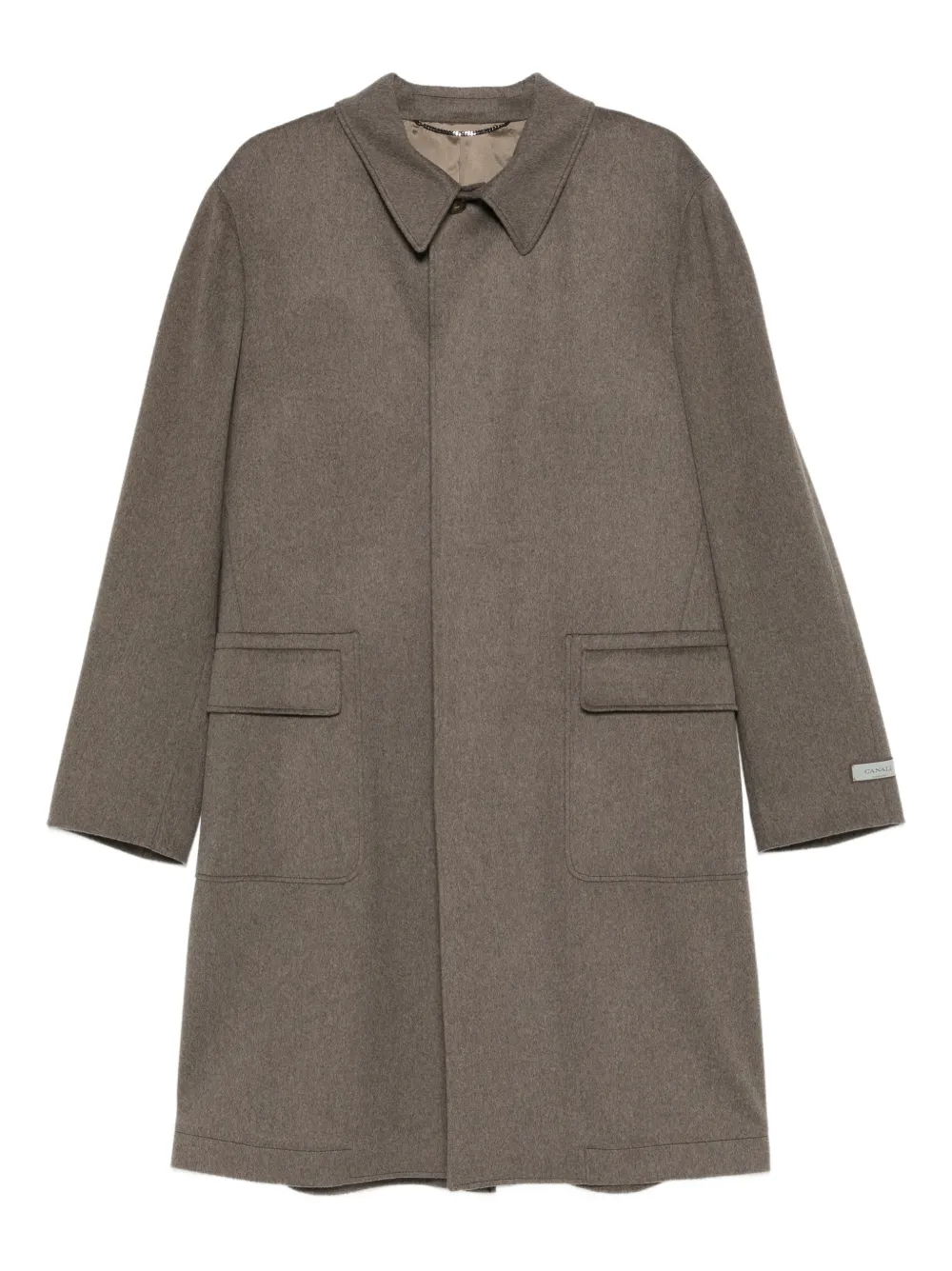 Canali pocket-collared coat | marrón | Image 1