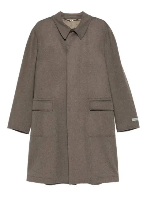 Canali pocket-collared coat