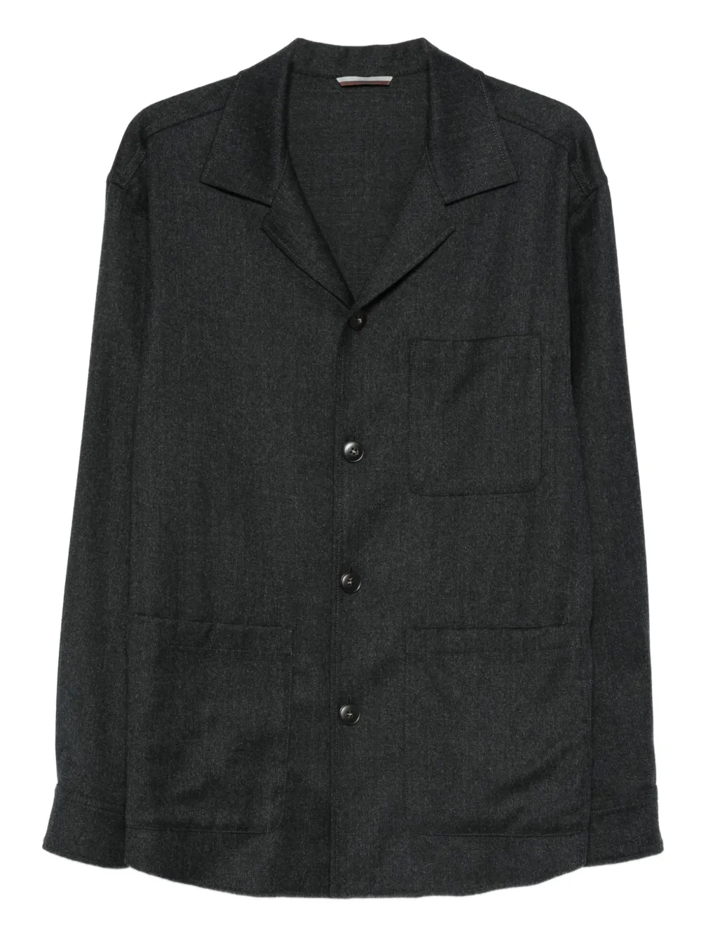 Canali button-up overshirt | gris | Image 1