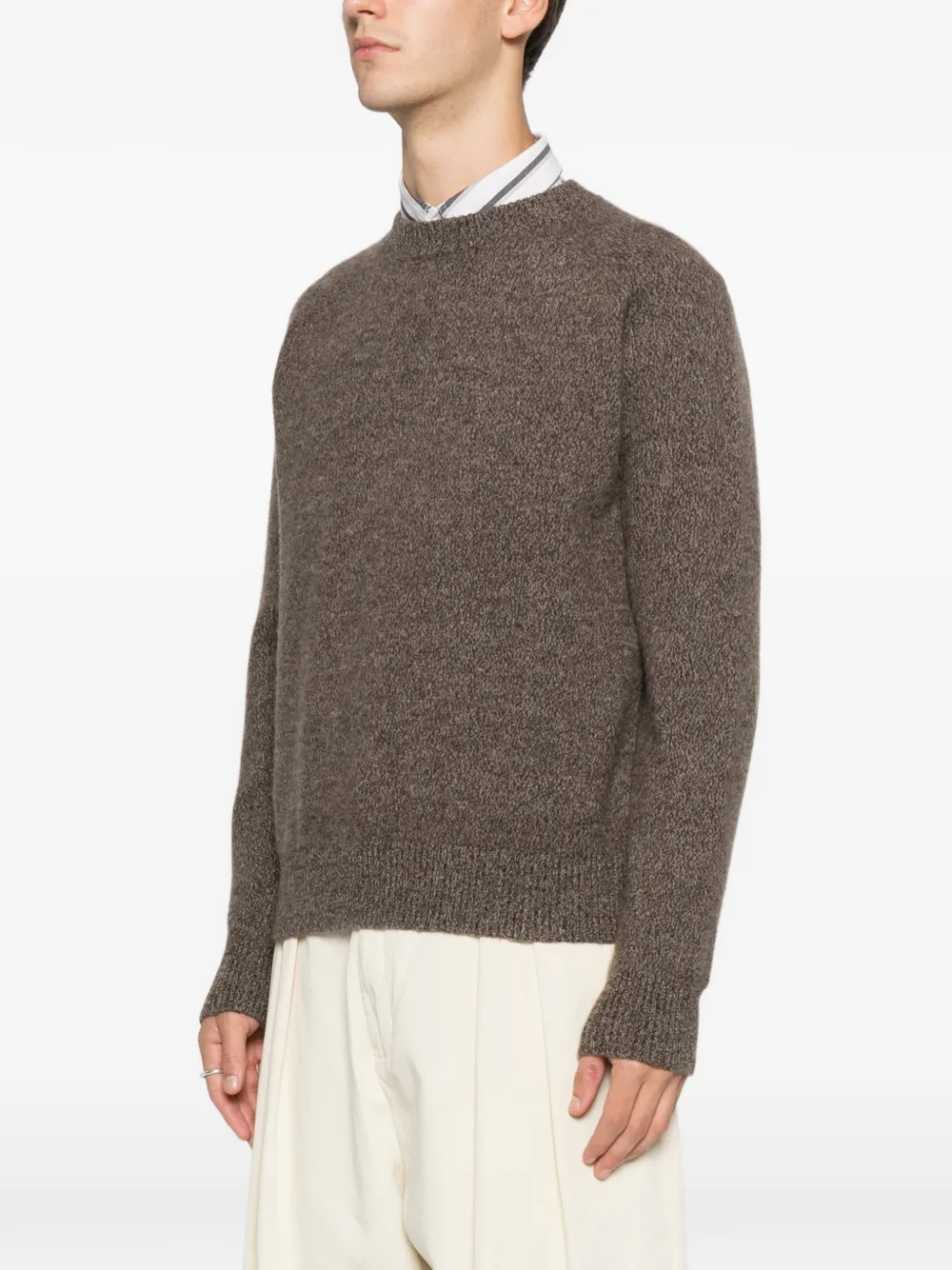 Zegna crew-neck sweater Bruin