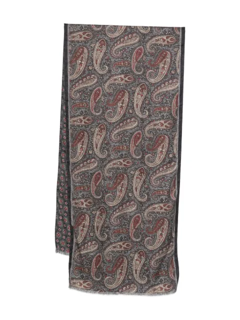 Dell'oglio paisley fringed scarf