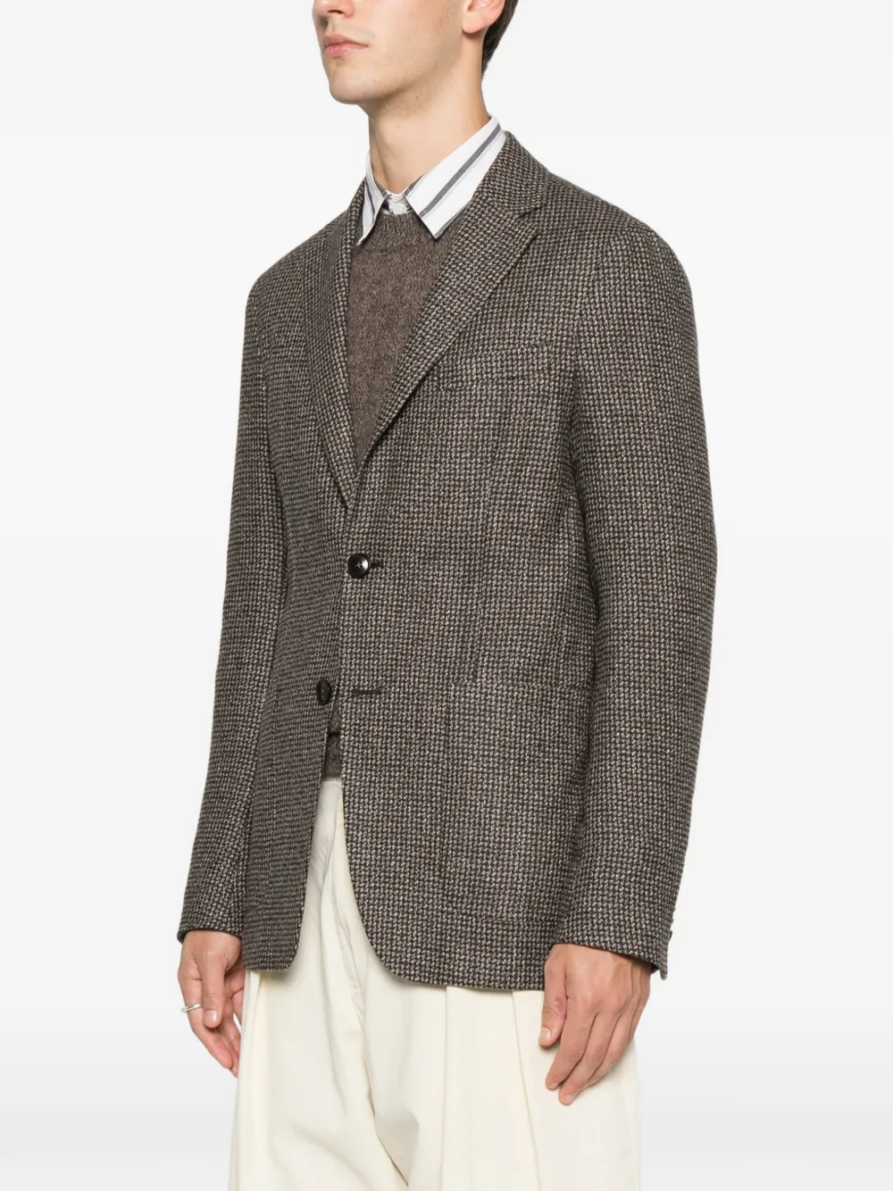 Zegna single-breasted blazer Bruin