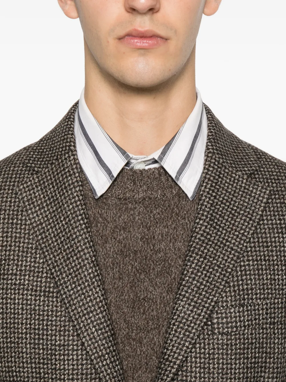 Zegna single-breasted blazer Bruin