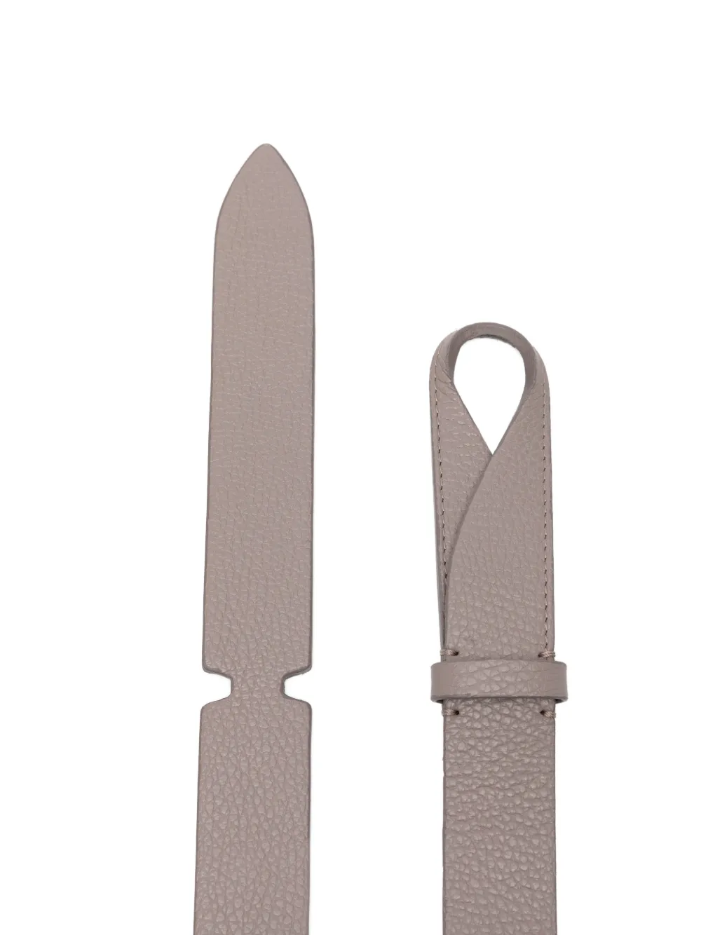 Orciani Micron textured belt Bruin