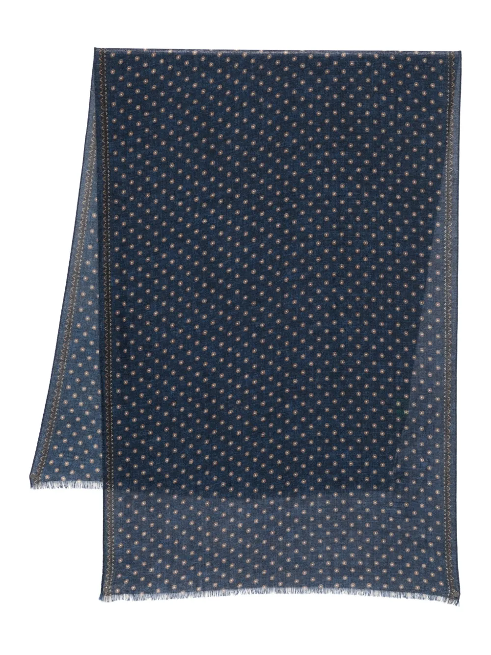 Dell'oglio mascada con flecos | azul | Image 1