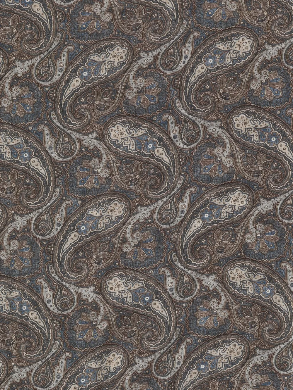 Dell'oglio paisley fringed scarf - Bruin