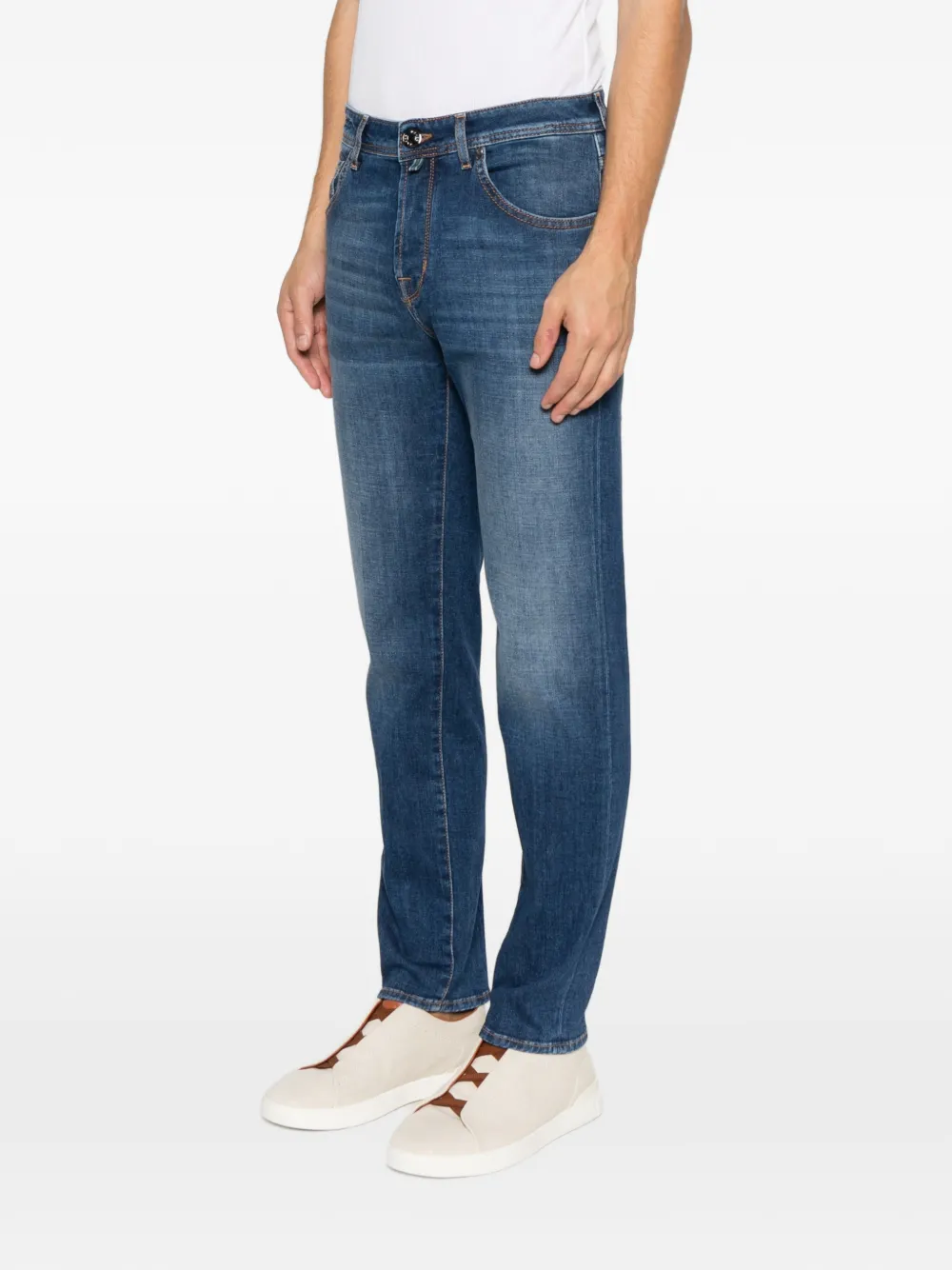 Jacob Cohen Scott Five-pocket Jeans In Blue