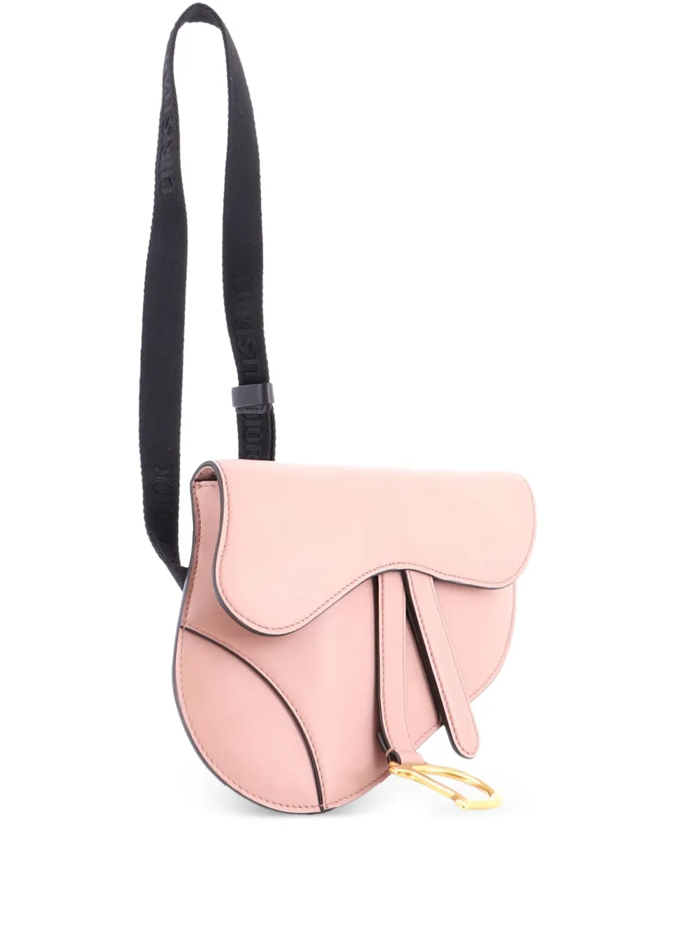 Christian Dior Pre-Owned Saddle Leather belt bag - ピンク