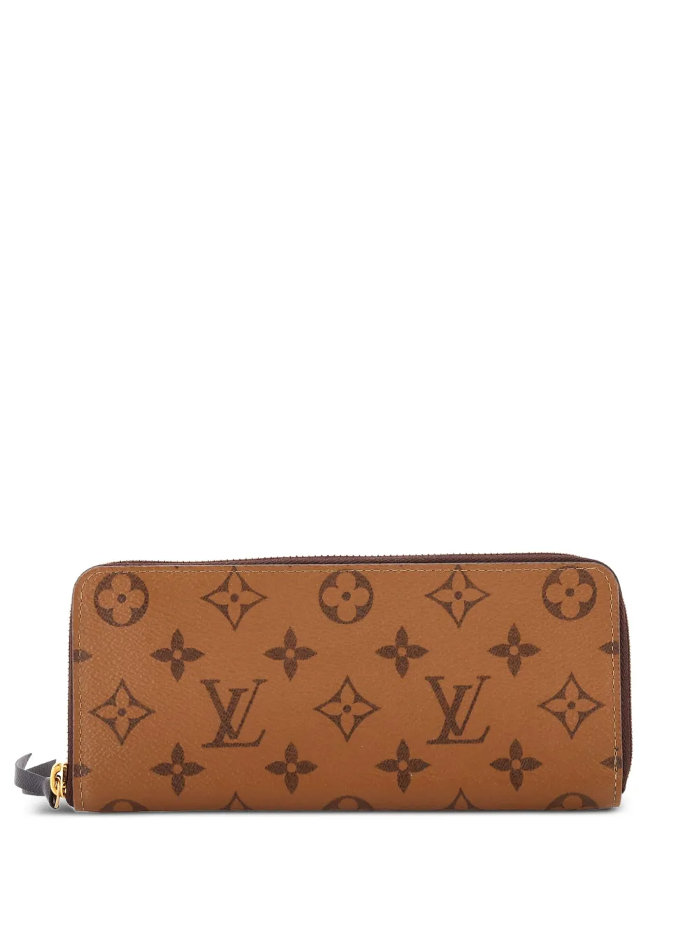 Louis Vuitton Pre-Owned Clemence Wallet Reverse Monogram Canvas small Louis Vuitton Pre-Owned Clemence Wallet Reverse Monogram Canvas small
