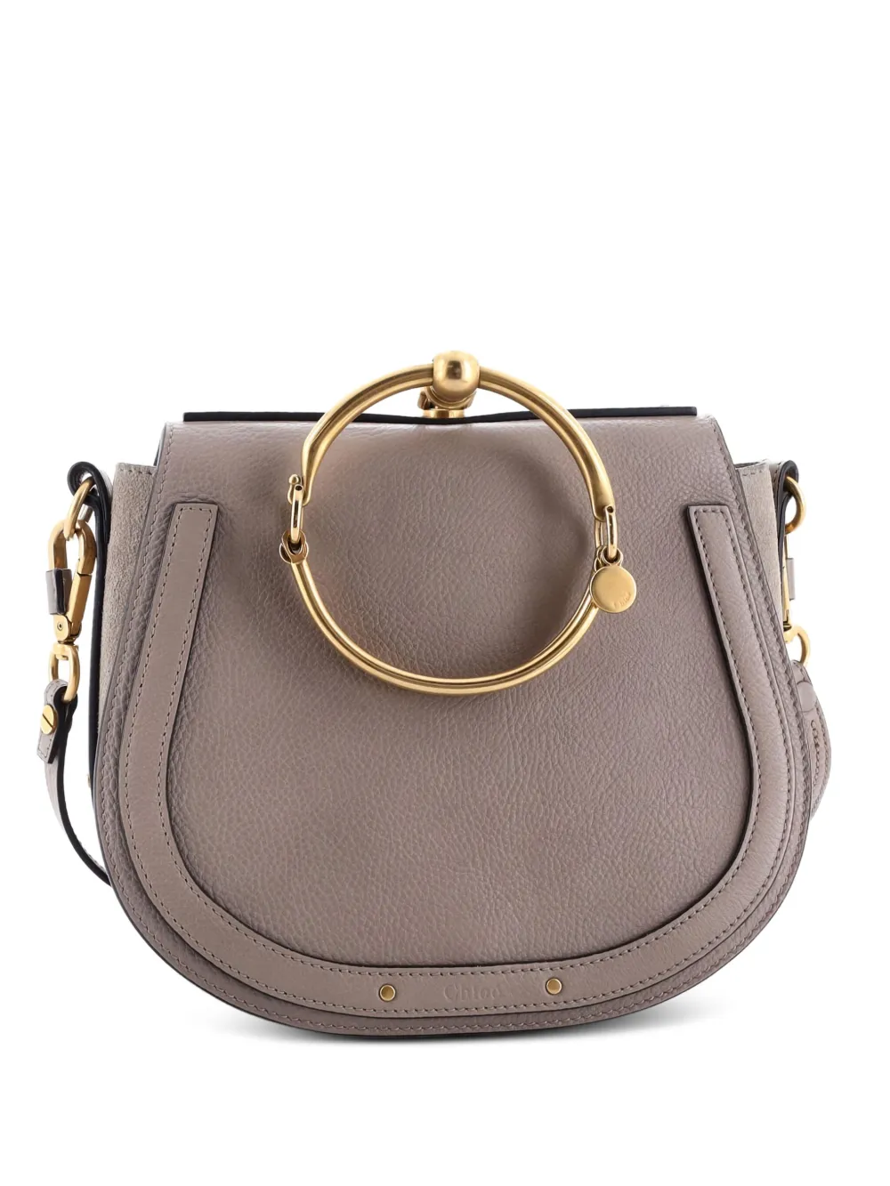Chloé Pre-Owned Nile Leather Medium crossbody bag - ニュートラル Chloé Pre-Owned Nile Leather Medium crossbody bag - ニュートラル