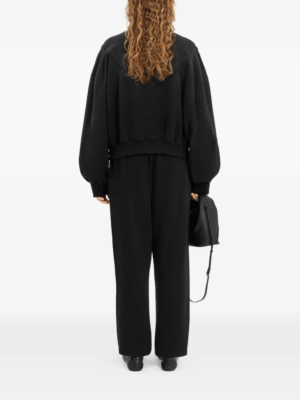 MM6 Maison Margiela Hoodie met rits Zwart