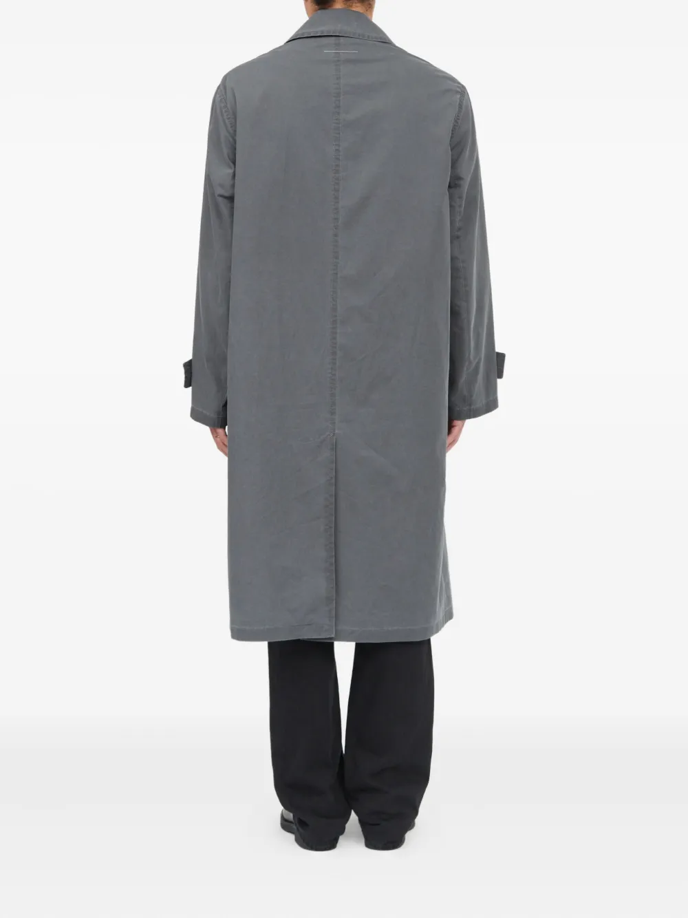 MM6 Maison Margiela Jas met enkele rij knopen Grijs