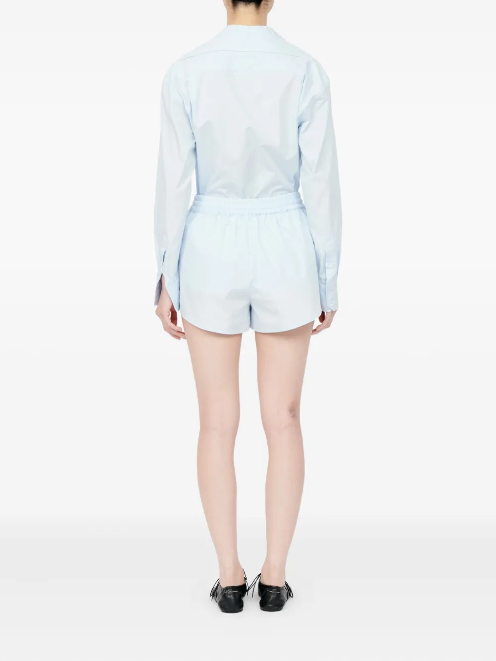 MM6 Maison Margiela Shorts met elastische taille Blauw