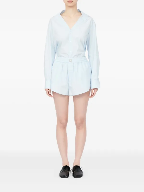 MM6 Maison Margiela ショートパンツ | ブルー | FARFETCH JP