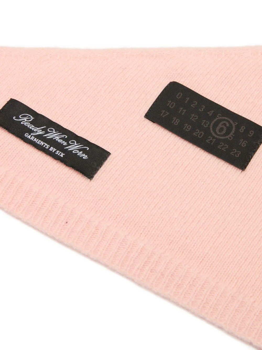 MM6 Maison Margiela Sjaal met logopatch Roze