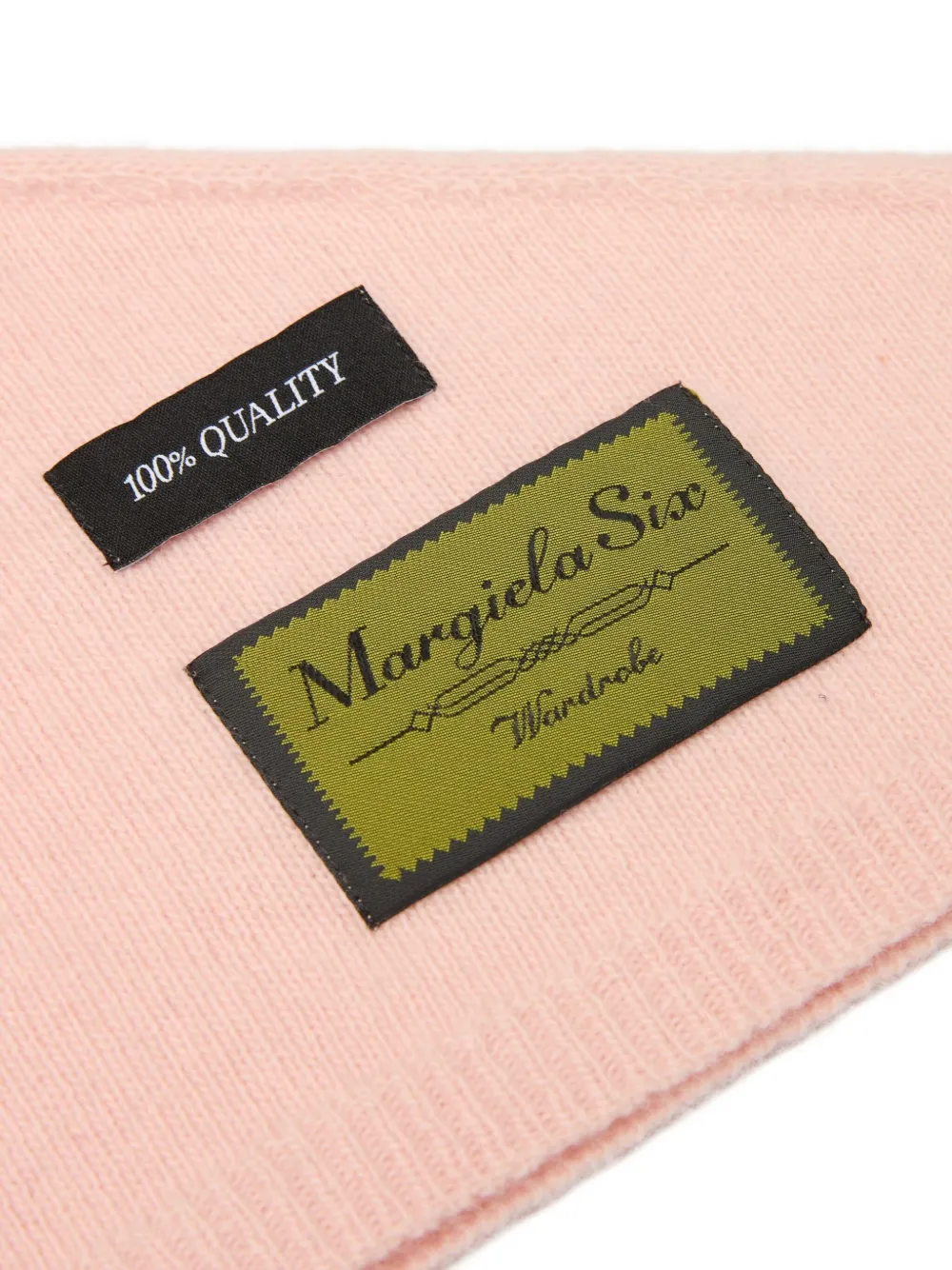 MM6 Maison Margiela Sjaal met logopatch Roze
