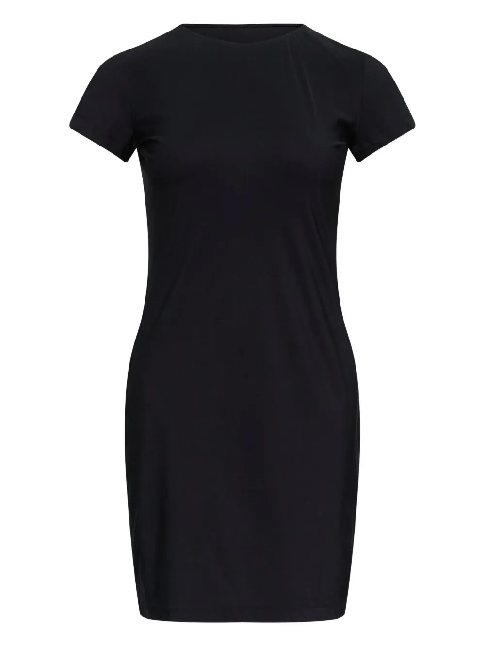 Mm6 Maison Margiela Short-sleeve Mini Dress In Black