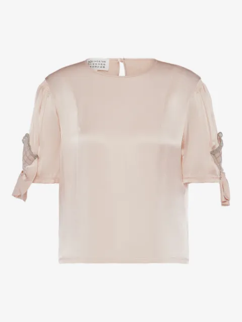 Maison Margiela tie-sleeve top