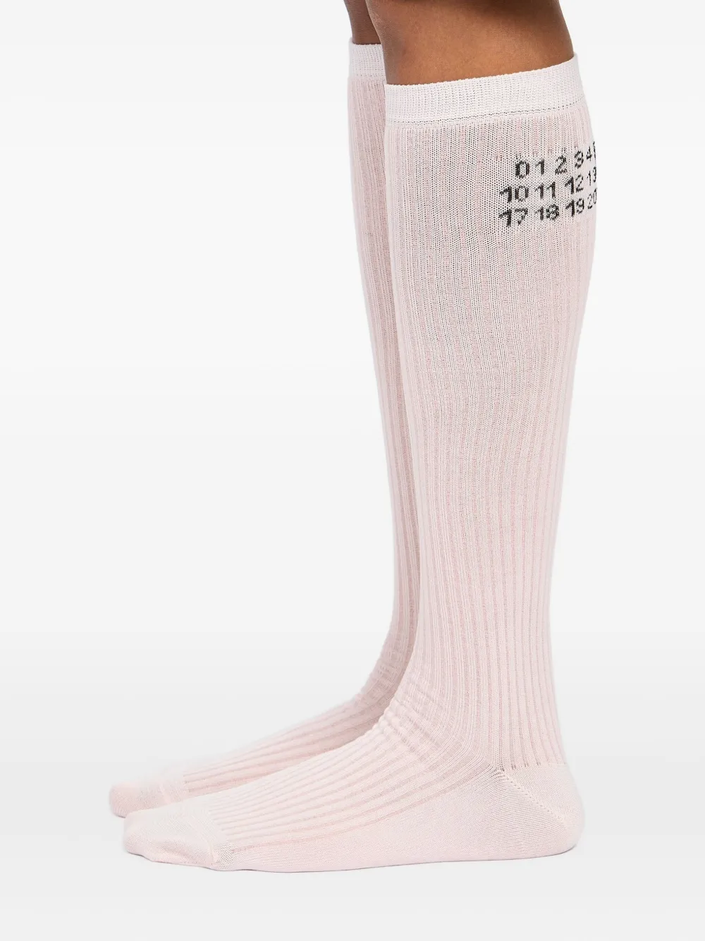 MM6 Maison Margiela calcetines tejidos de canalé | Hombre | Image 2