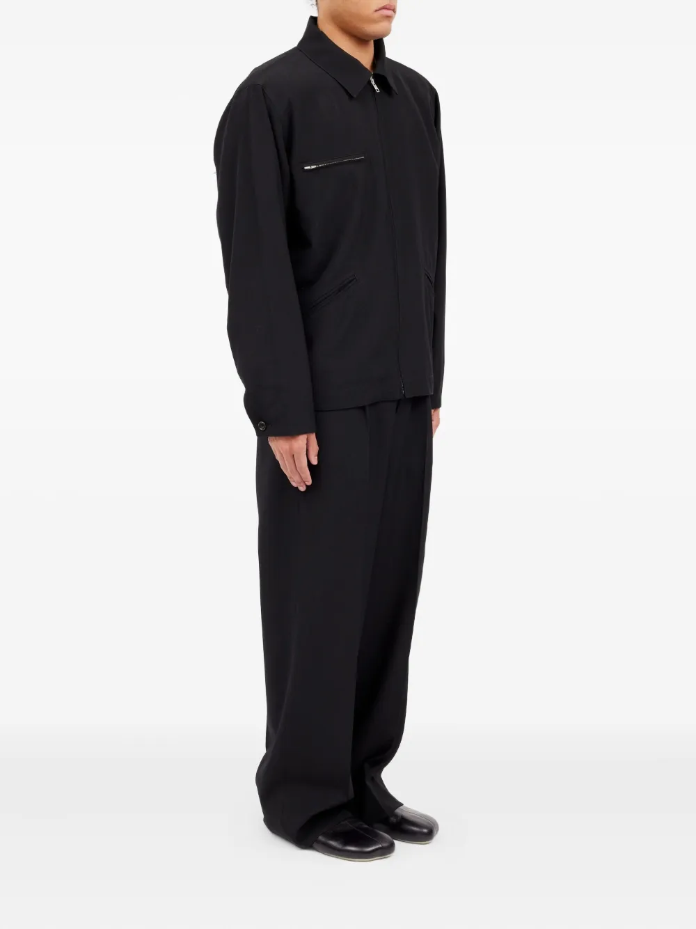 MM6 Maison Margiela Shirtjack met rits Zwart