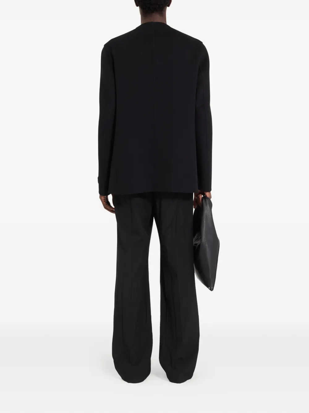 MM6 Maison Margiela Jack met enkele rij knopen Zwart