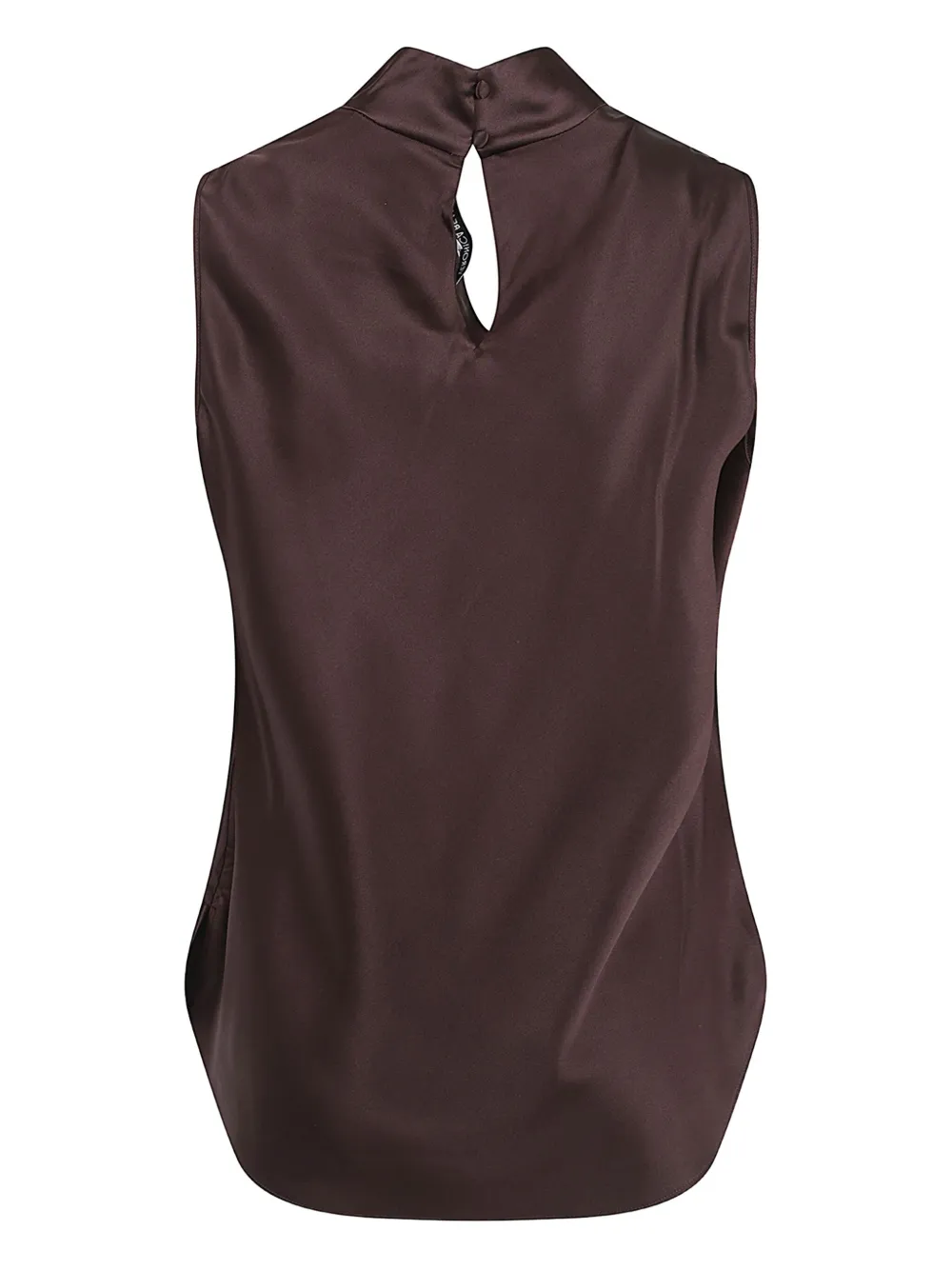 Veronica Beard Tam Cowl-neck Blouse In Brown