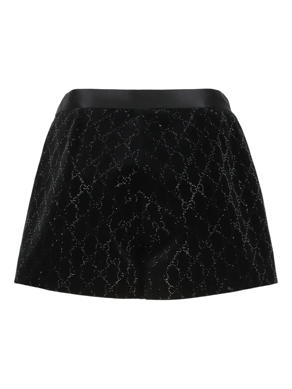 Gucci crystal-embroidery velvet shorts | Short Shorts | Image 2