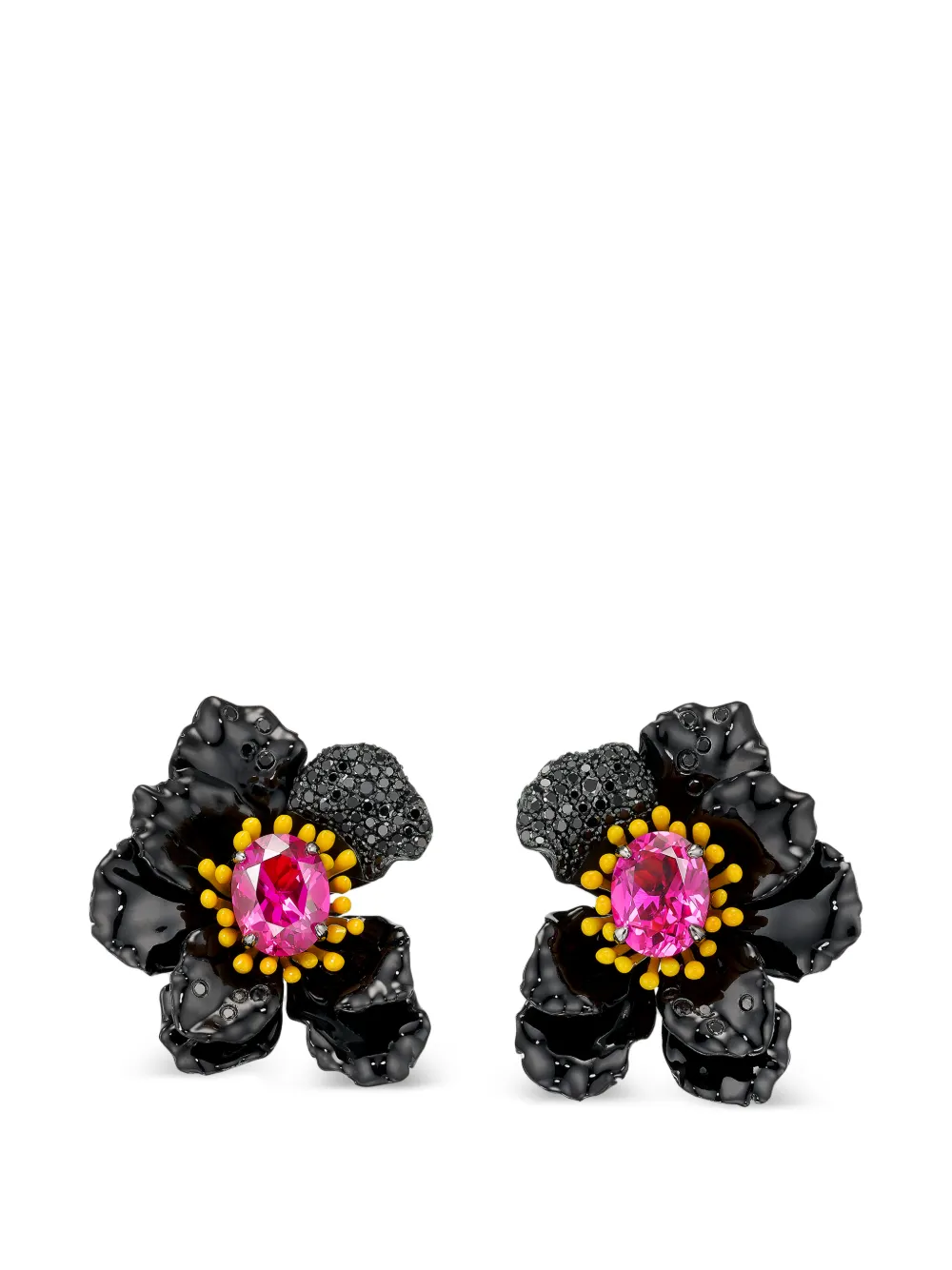 Anabela Chan Orecchini Poppy con pietre - Argento