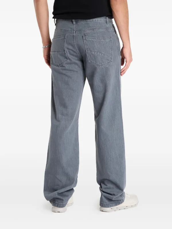 Post Archive Faction Curved Jeans | Grey | FARFETCH