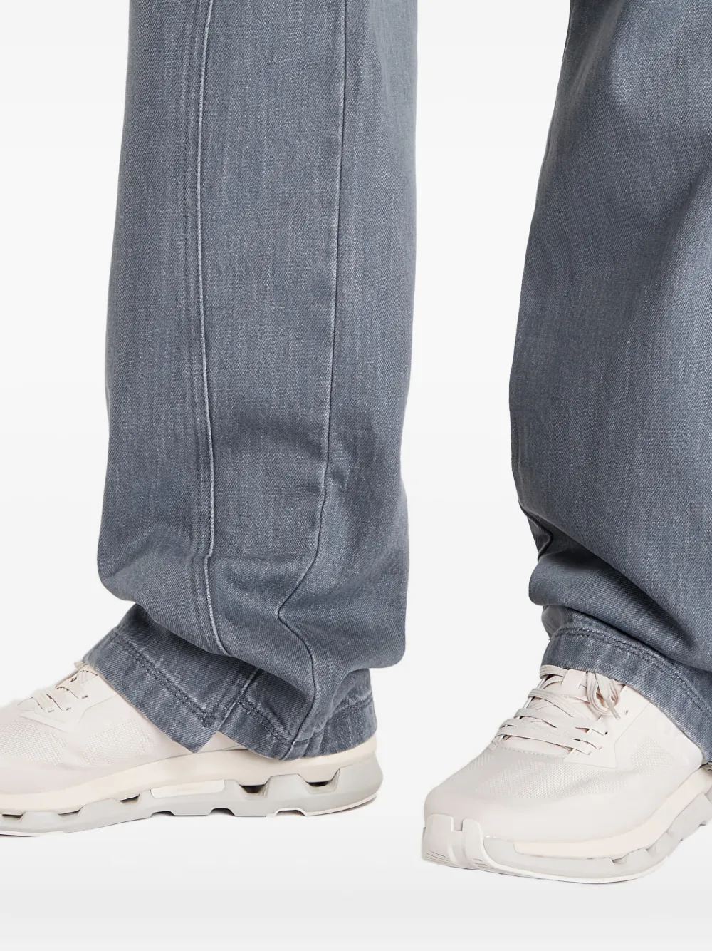 Post Archive Faction Curved Jeans In Gray