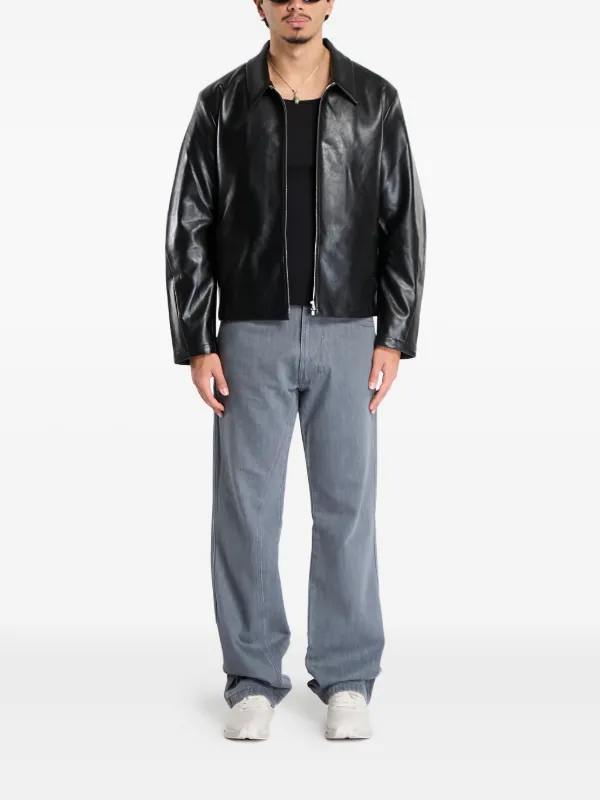 Post Archive Faction Curved Jeans | Grey | FARFETCH