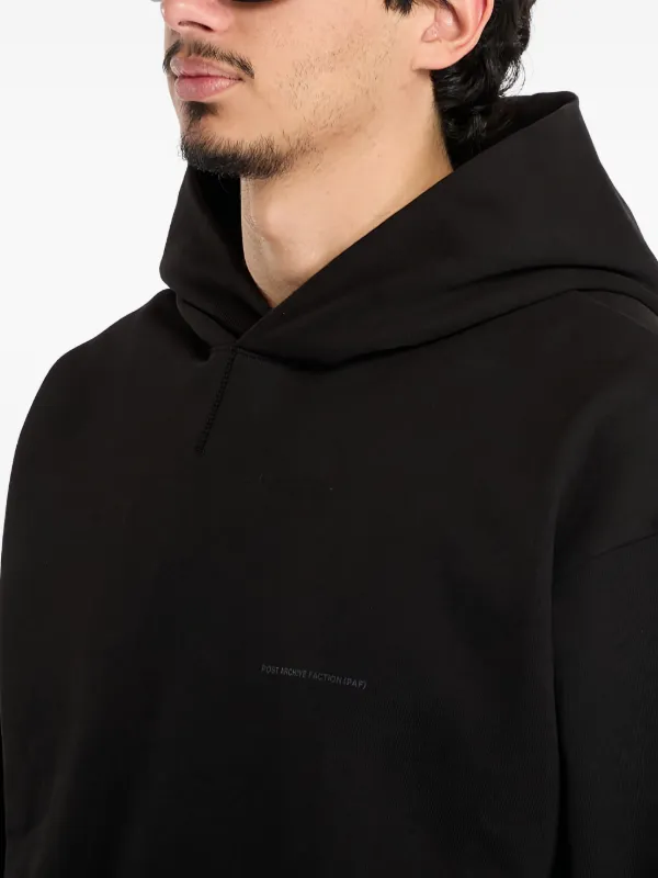 Post Archive Faction Work Hoodie | Black | FARFETCH ZA
