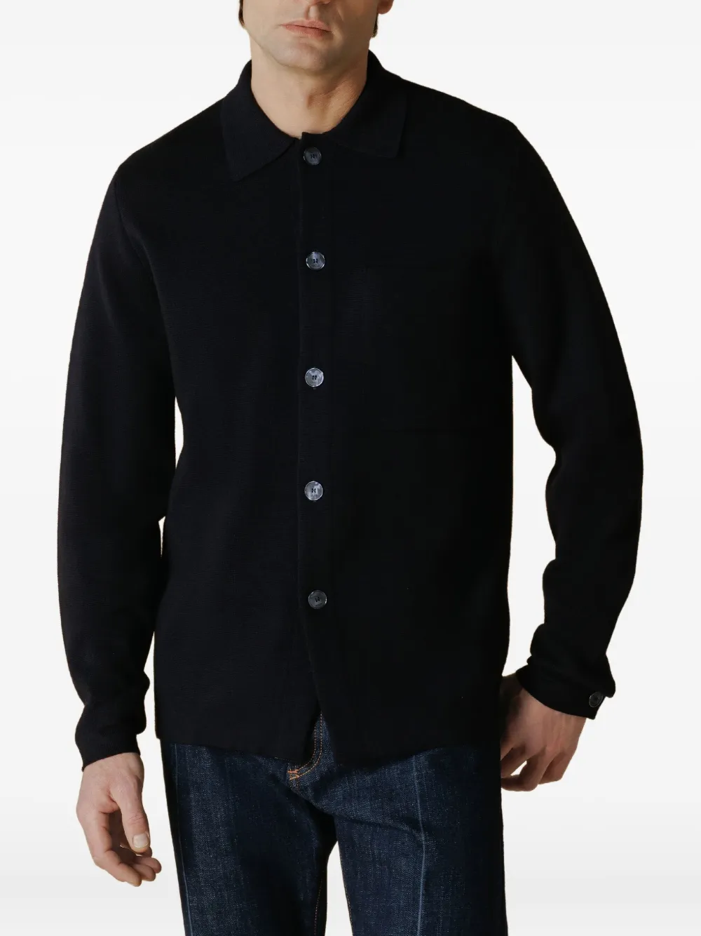Cruna Arsenal Buttoned Cardigan In Black