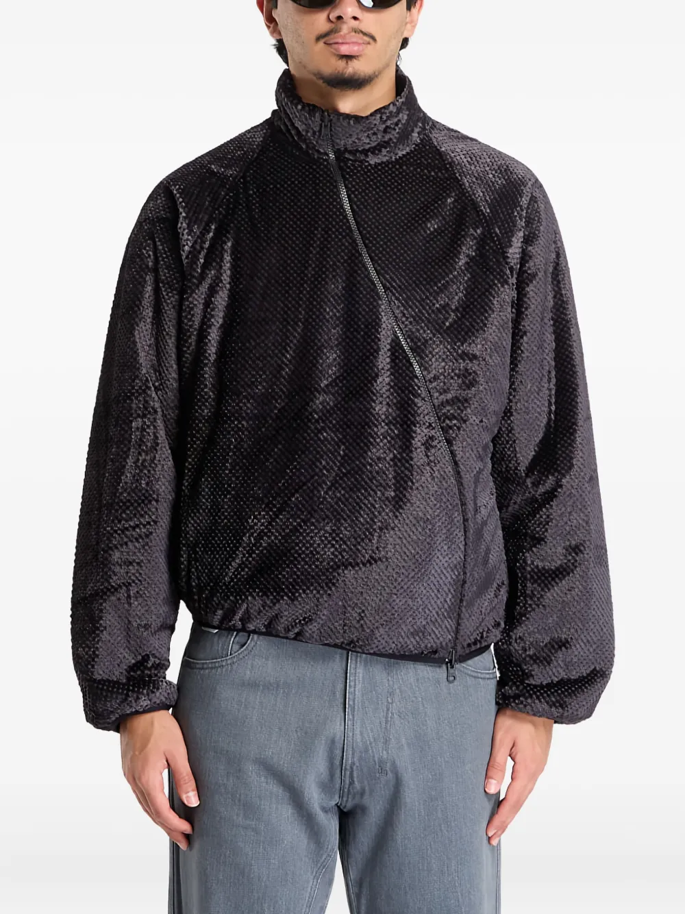 Post Archive Faction River zip-up jacket | Black | Image 1