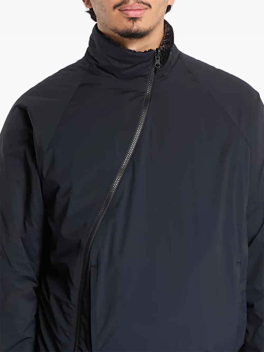 Post Archive Faction River Zip-up Jacket In Black