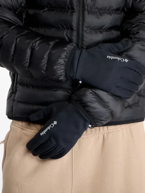 Columbia logo-print gloves
