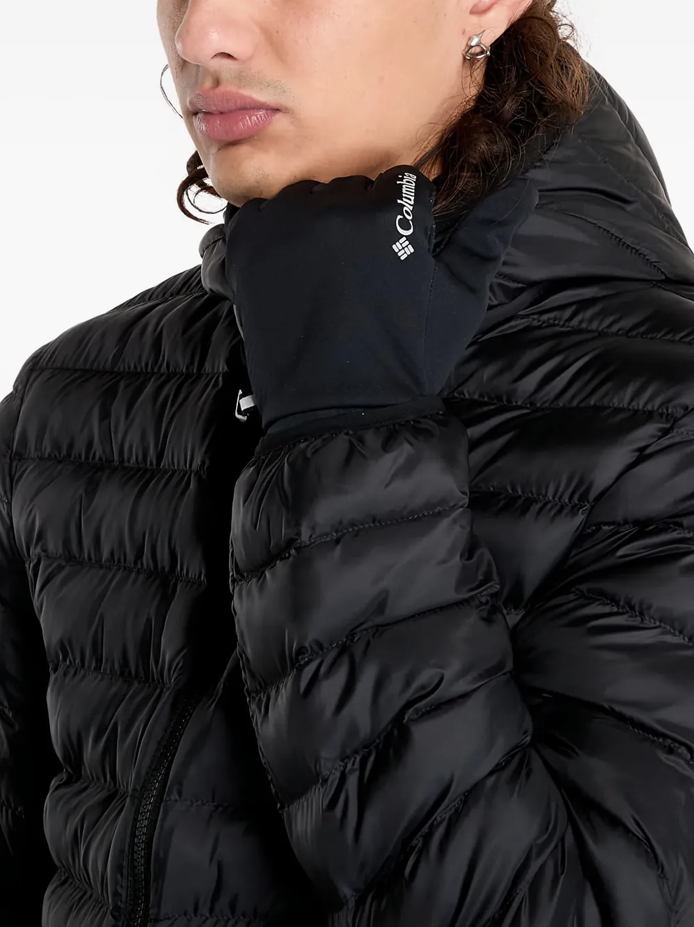 Columbia Logo-print Gloves In Black