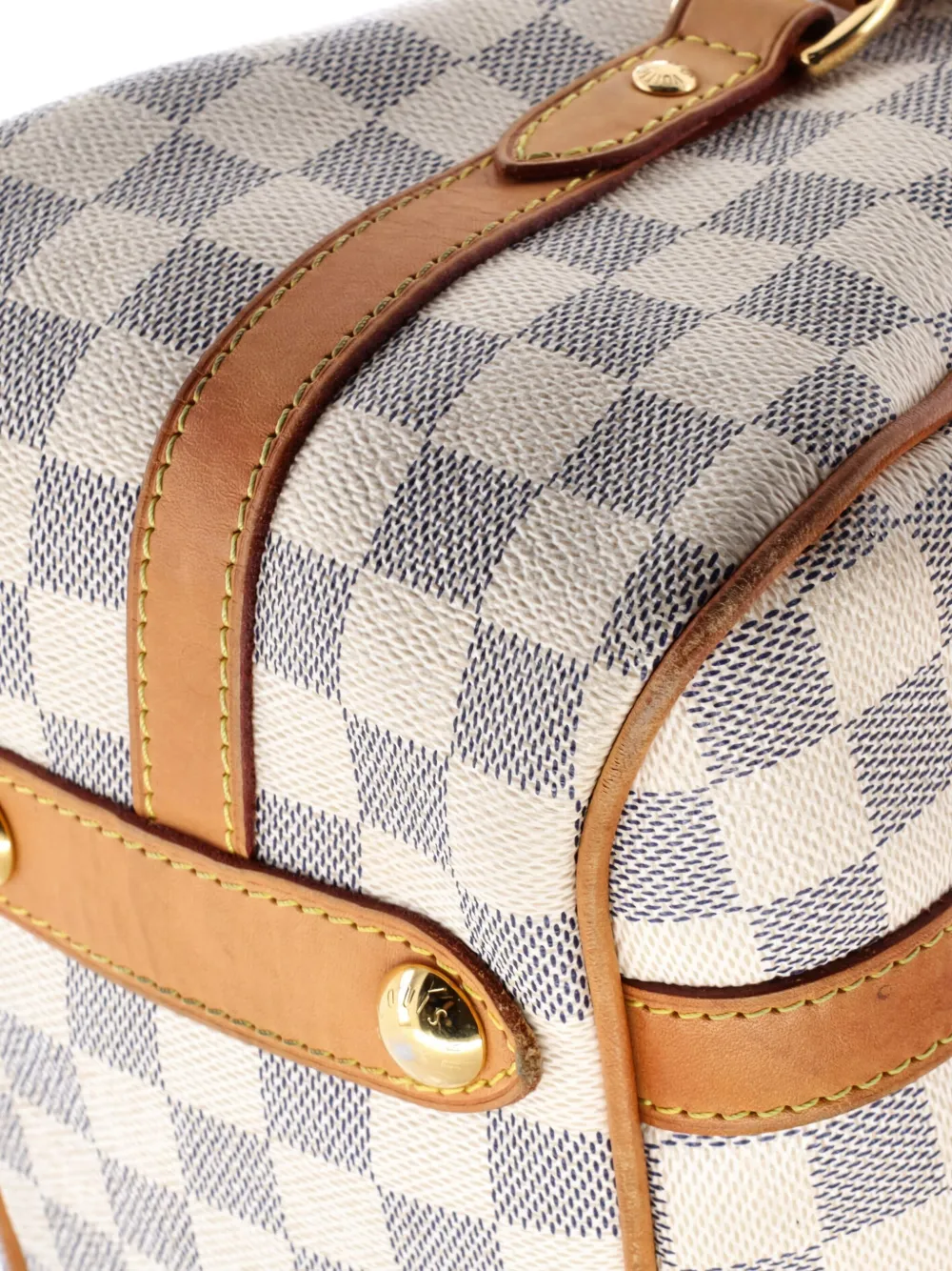 Pre-owned Louis Vuitton Stresa Handbag Damier Pm Shoulder Bag In Neutral